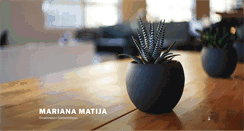 Desktop Screenshot of marianamatija.com