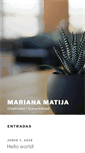 Mobile Screenshot of marianamatija.com